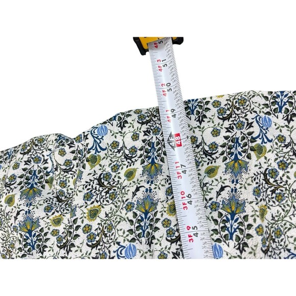 Max Studio Women’s XL Floral Midi Dress Blue Boho Peasant Style NWT MSRP $138 - Picture 9 of 15